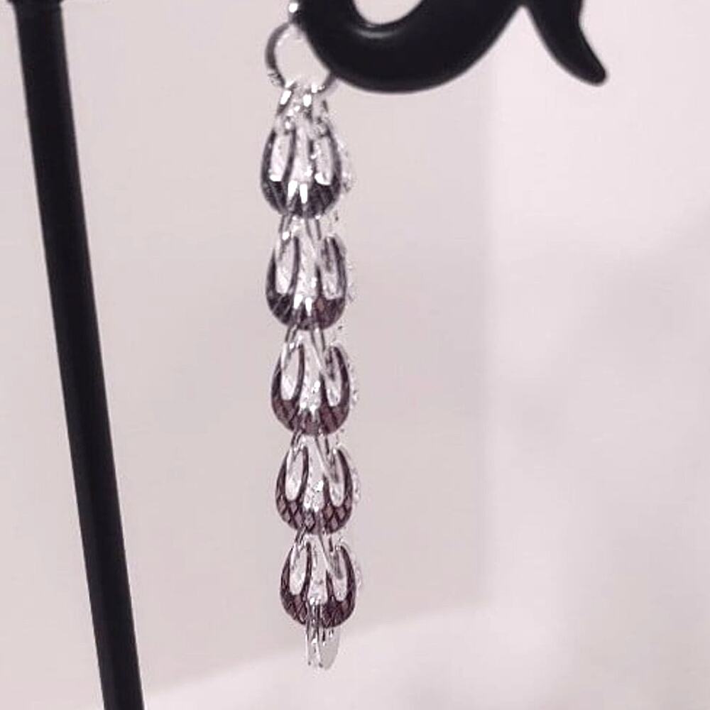 925 Sterling Silver Teardrop Earrings Valentines Birthday Anniversary Gift - NEW